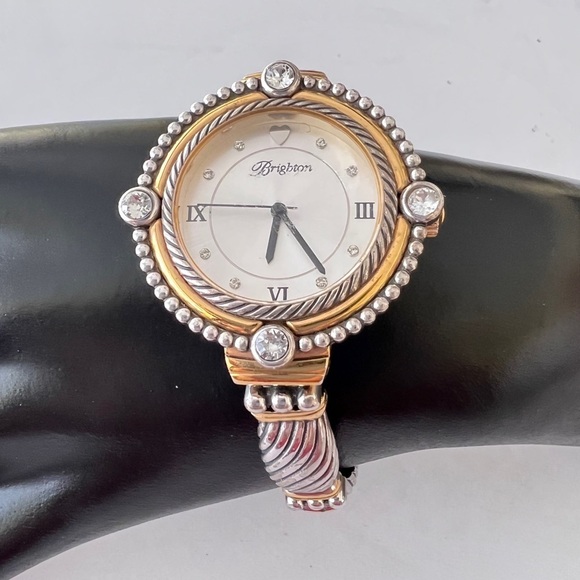 Brighton Gold and Silver Round Face Bracelet Watch main image 8